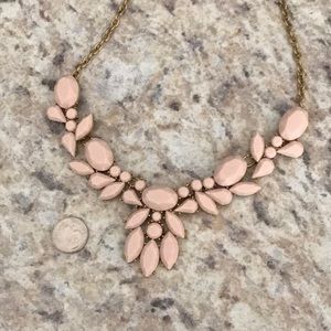 J. Crew Ballet Pink Statement Necklace